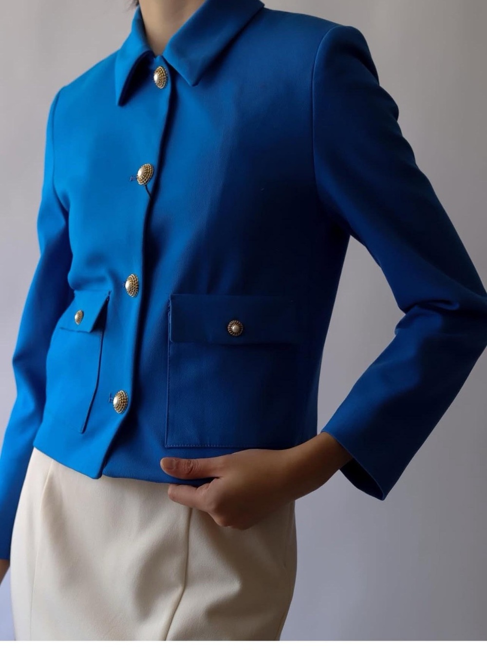 Zara Blazer with Pearl Buttons